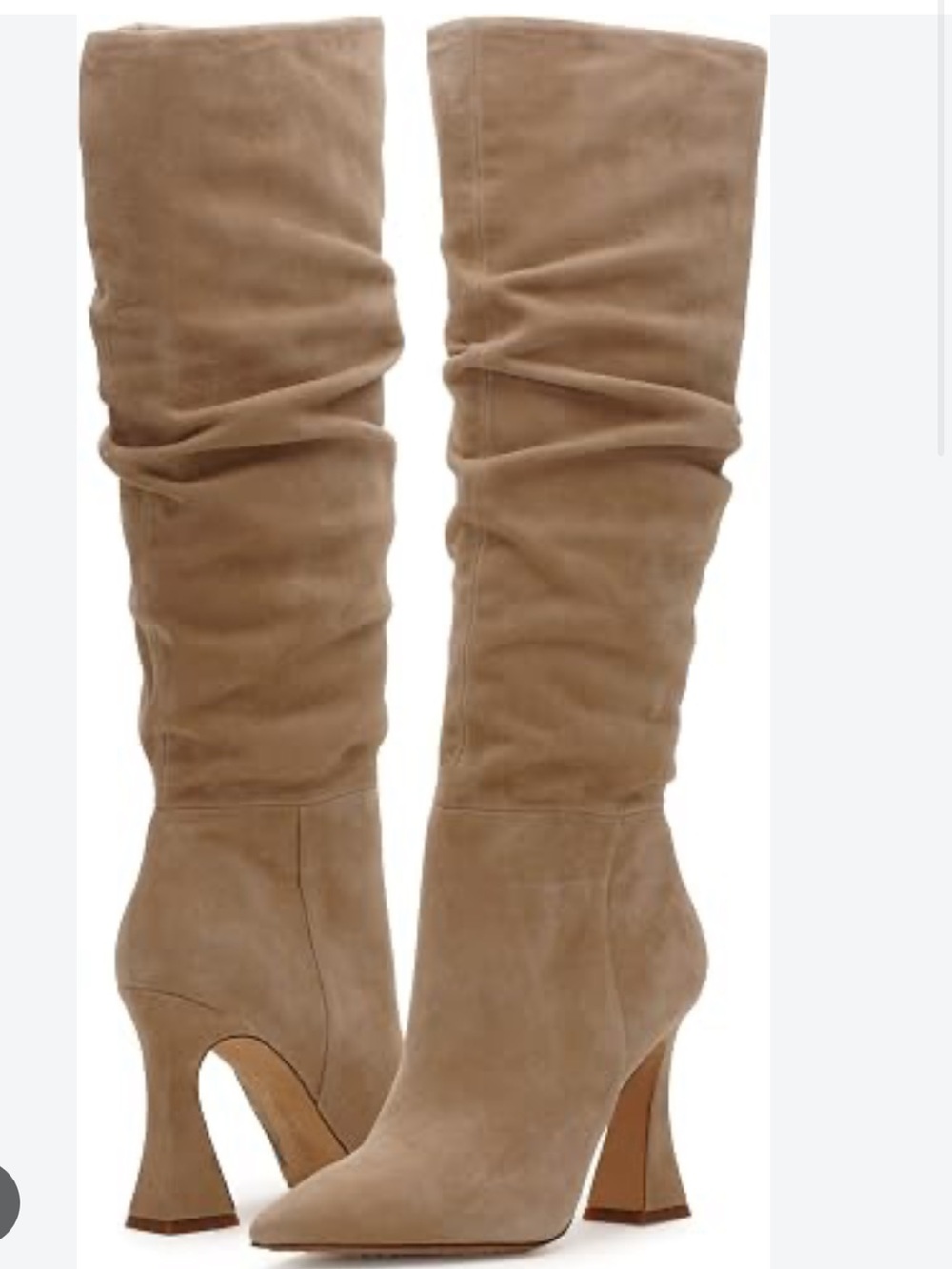 Vince Camuto Alinkay knee high boots in tortilla